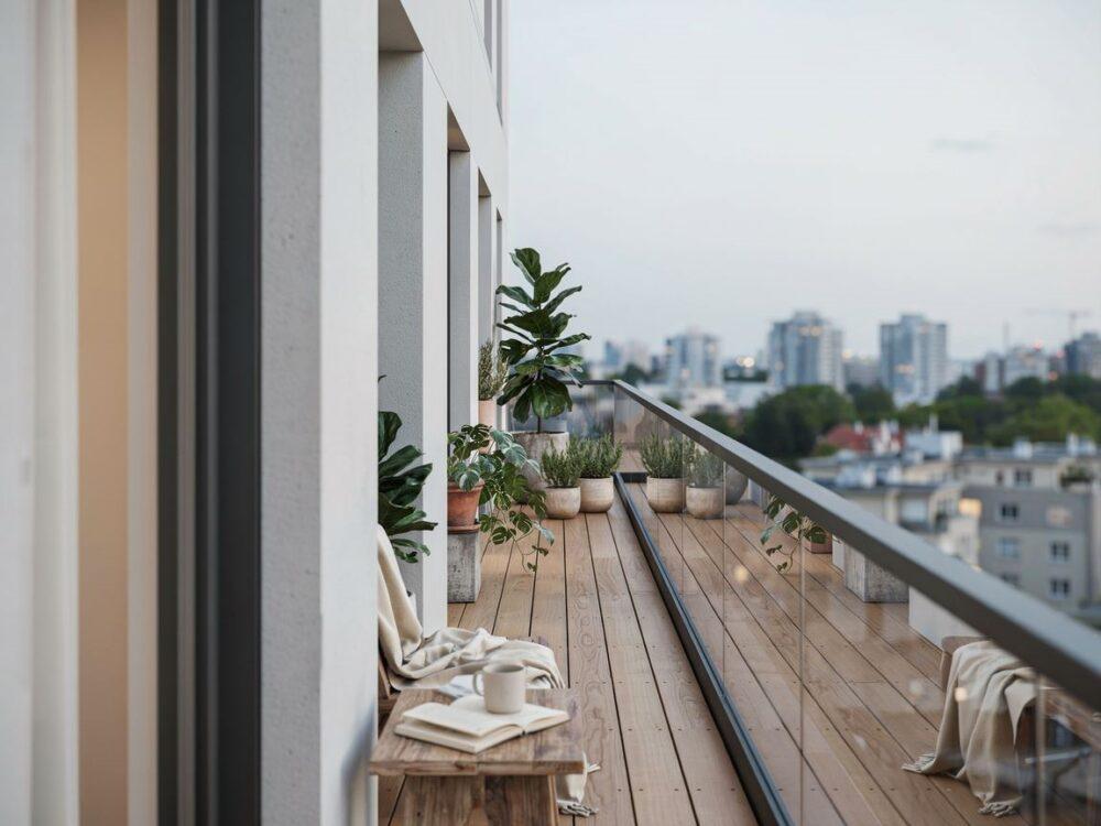 aranżacja małego balkonu