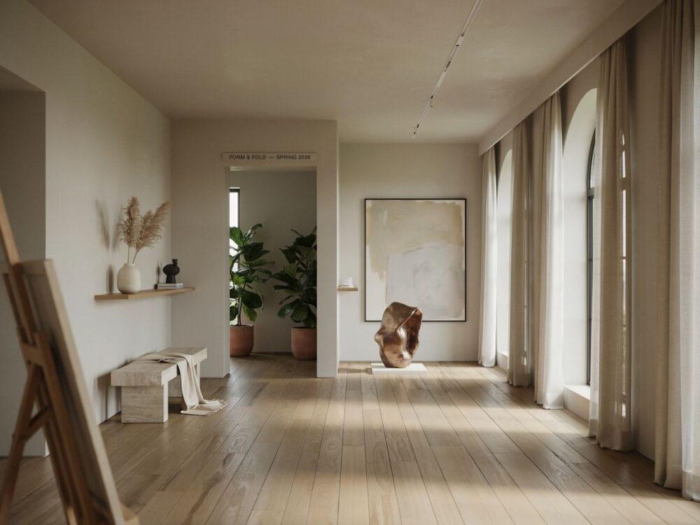 architektura wewnętrznej galerii