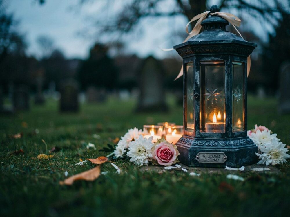 lampion na cmentarz