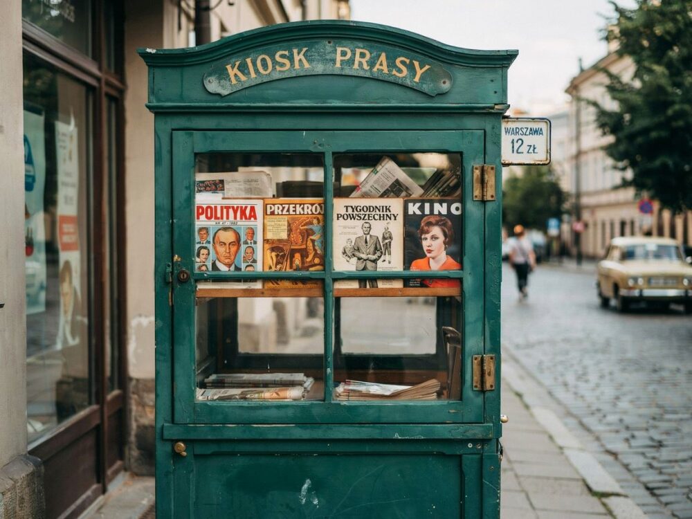 odrestaurowana witryna z epoki PRL