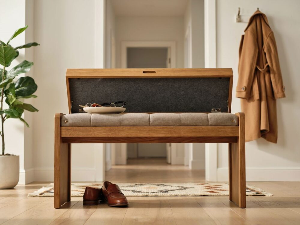 taboret z miękkim siedziskiem